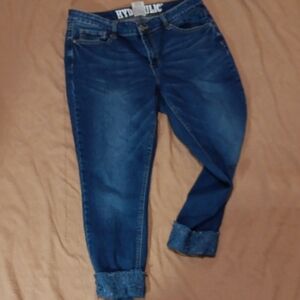 Hydraulic Women's Deep Blue Boyfriend Jeans